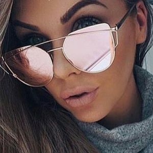 Rosegold Cat eye Sunglasses